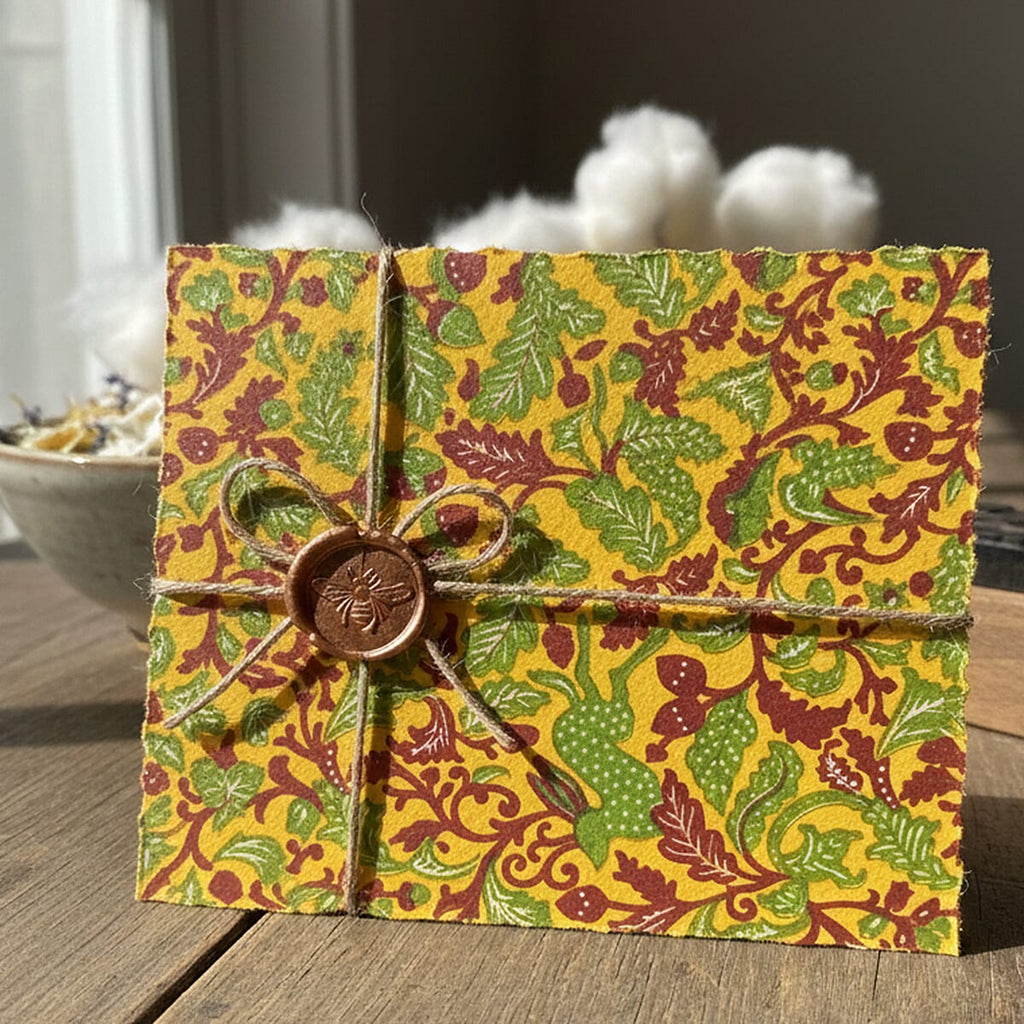 Set of 10 Hand Printed Personal Cards