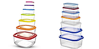 Set of 14 Storage Container - Rectangular and Square