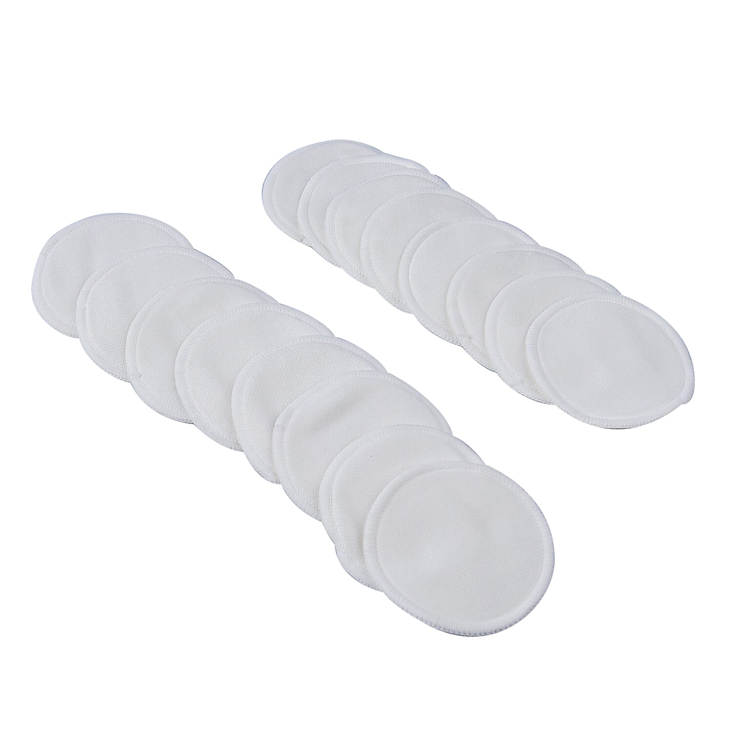 Set of 16 - Reusable Cleaning Makeup Pads - White