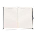 Set of 2 A5 Notebook & Black Ink Pen Gift Set - Haze Blue Sky Altar Design with Magnetic Clasp - Grey & Gold