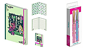 Set of 2 Alice Notebook and set of 4 pen