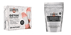 Set of 2-  Back In Stock - Lorem Detox Foot Patches - Pack of 20 and Bath Salts