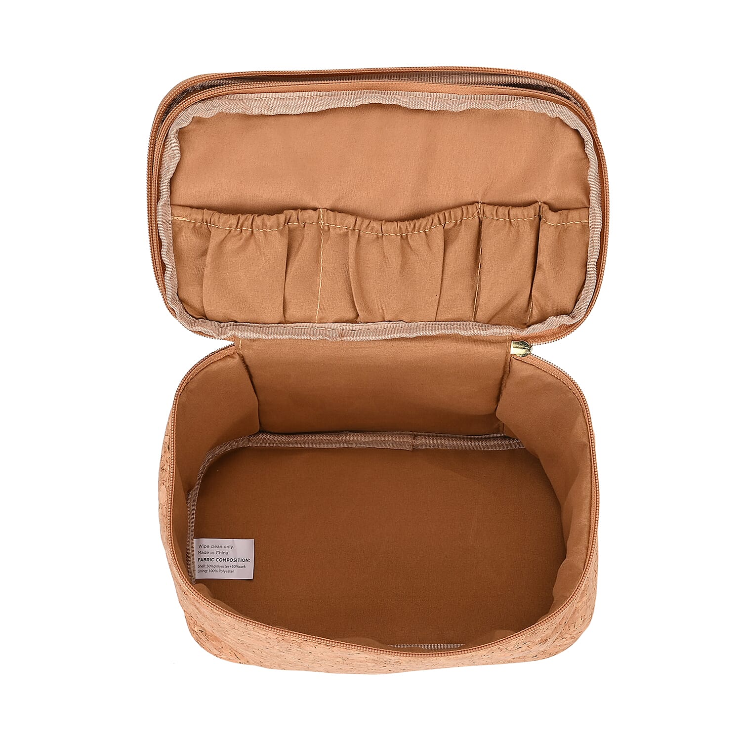 Set of 2 Beautech Storage Bags with 3 Spray Bottles - Light Brown