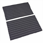 Set of 2 - Cotton Rugs- Door Mat (Size 50x80cm) - Grey