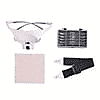 Set of 2- Magnifying Eyeglasses with Five Lenses of Different Magnifications (3XAAA Not Incl.) - White