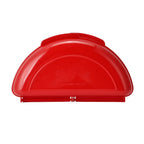 2x Microwave Omelette Maker or Poached Eggs Pan (Size 21x23x2 cm) - Red - White