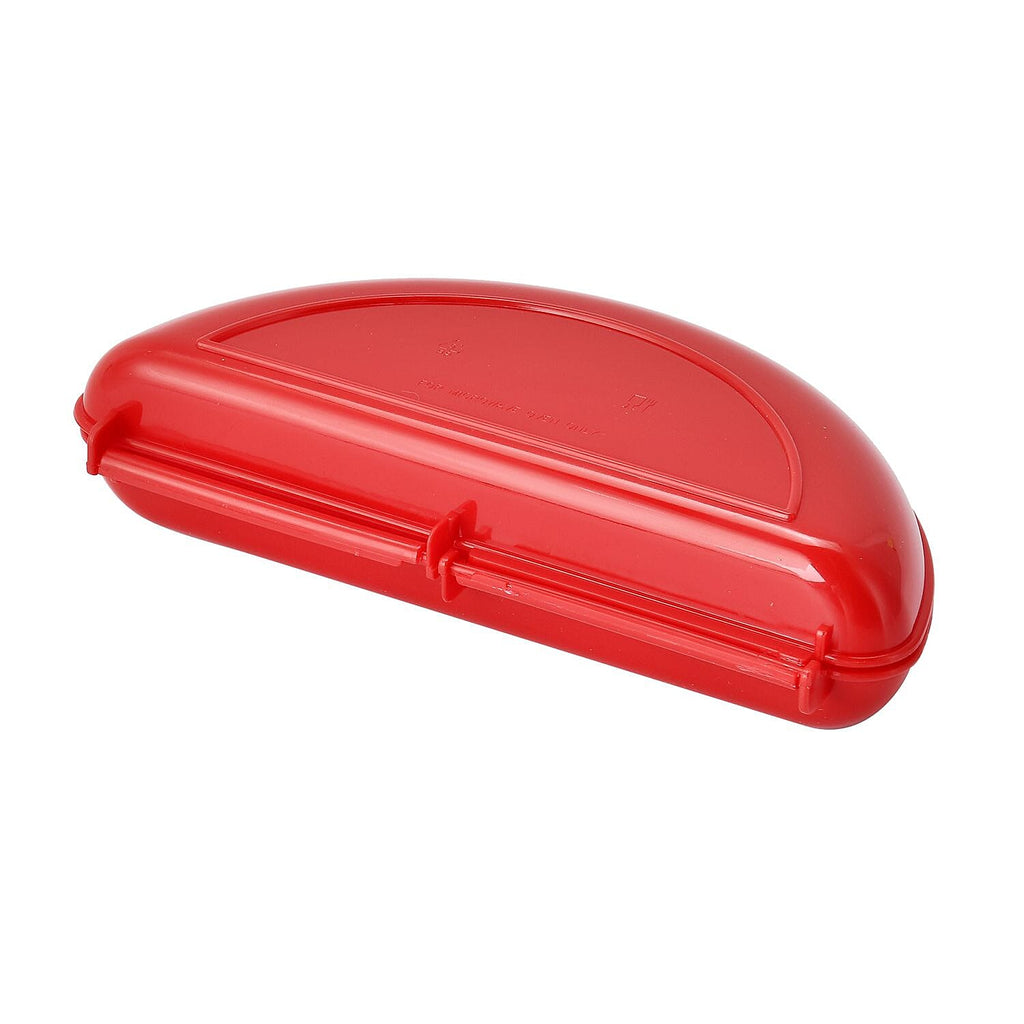 2x Microwave Omelette Maker or Poached Eggs Pan (Size 21x23x2 cm) - Red - White