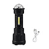 Set of 2 Multifunctional Rechargeable LED & COB Lamp Beads Colourful Flashlight (1200mAh Battery & USB Cable)