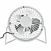 Set of 2 Oxycool 4 Inch USB Mini Fan for Your Desk - Grey