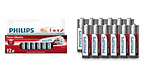 Set of 2 Philips AAA & AA Batteries (Contains 12xAAA, 12xAA Batteries)