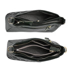 Genuine Leather Crossbody Bag With Shoulder Strap - Green