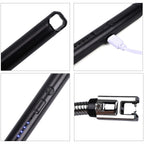 Set of 2 Rechargeable Electric Lighters - Black