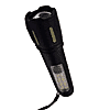 Set of 2- Rechargeable Torch with 6 Light Modes (1200mAh Lithium Battery Inc.)- Black