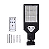 Set of 2- Solar Powered Motion Sensor Lamp with 3 Modes & SOS Flash with Remote