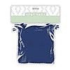 Set of 2 - Summer Outdoor Seat Pads (Size 41x41x7 cm) - Navy