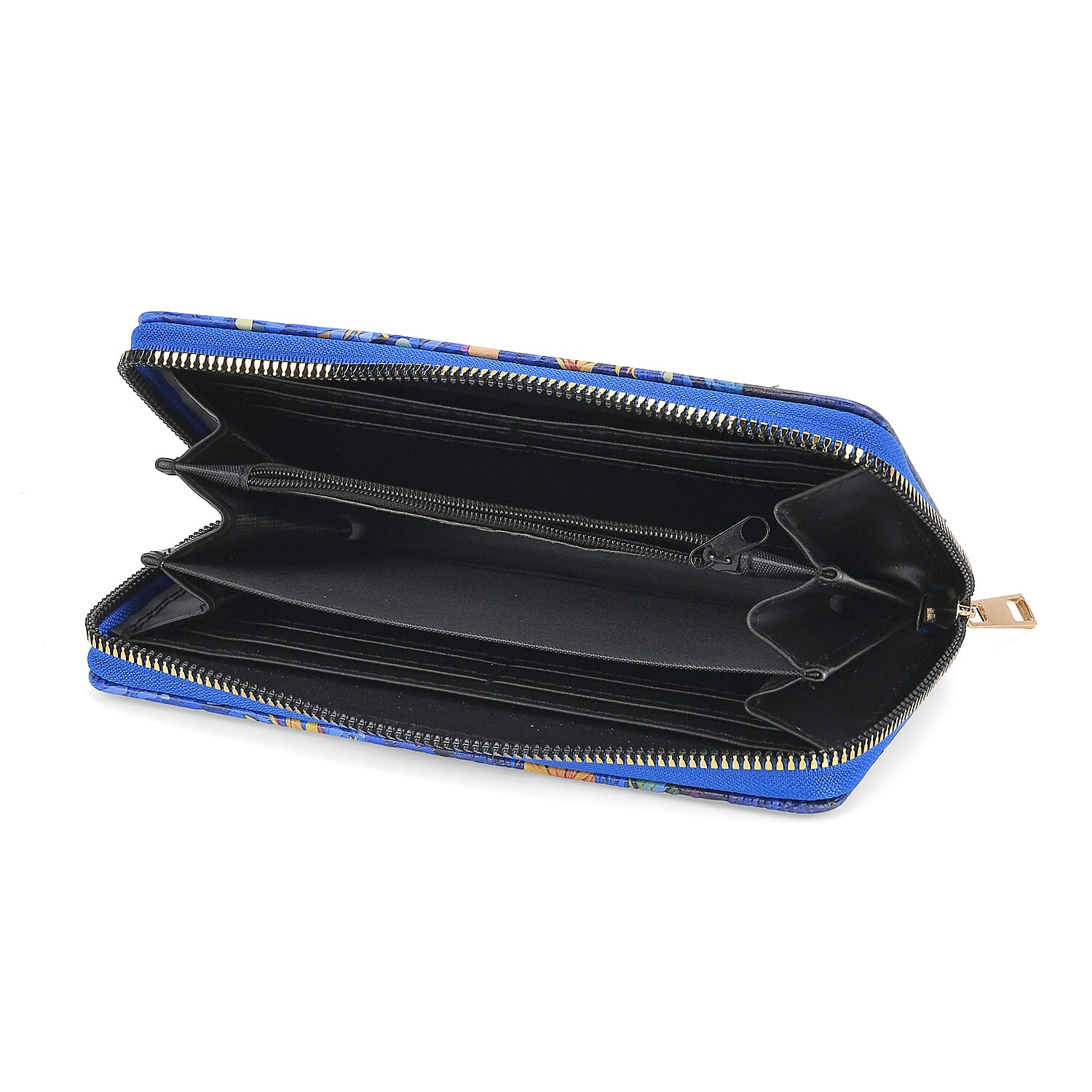 PVC Printed Wallet (Size 18x2x10 cm) - Blue Yellow - Yellow