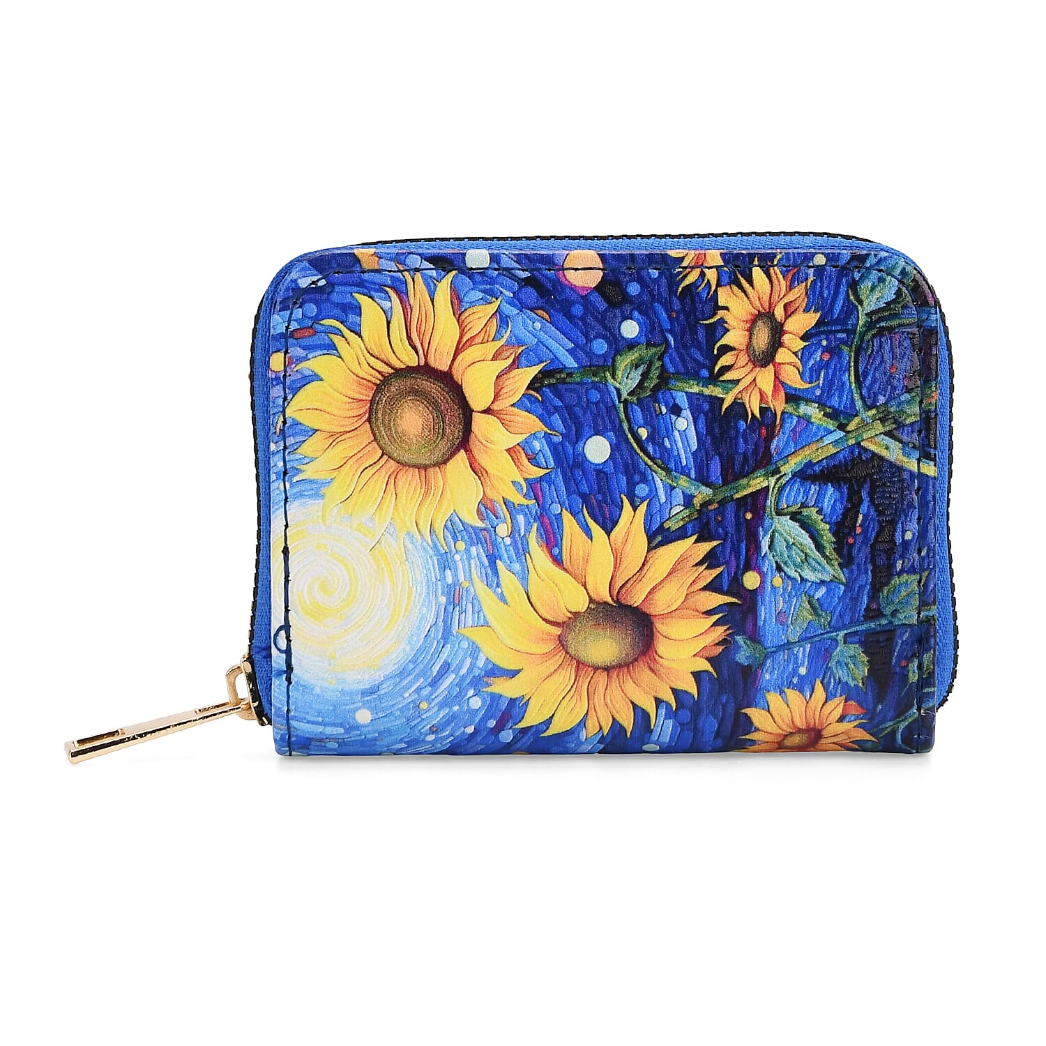 PVC Printed Wallet (Size 18x2x10 cm) - Blue Yellow - Yellow