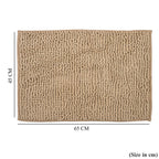 Set of 2 Super Soft Chenille Bath Mats (40 x 60 cm)