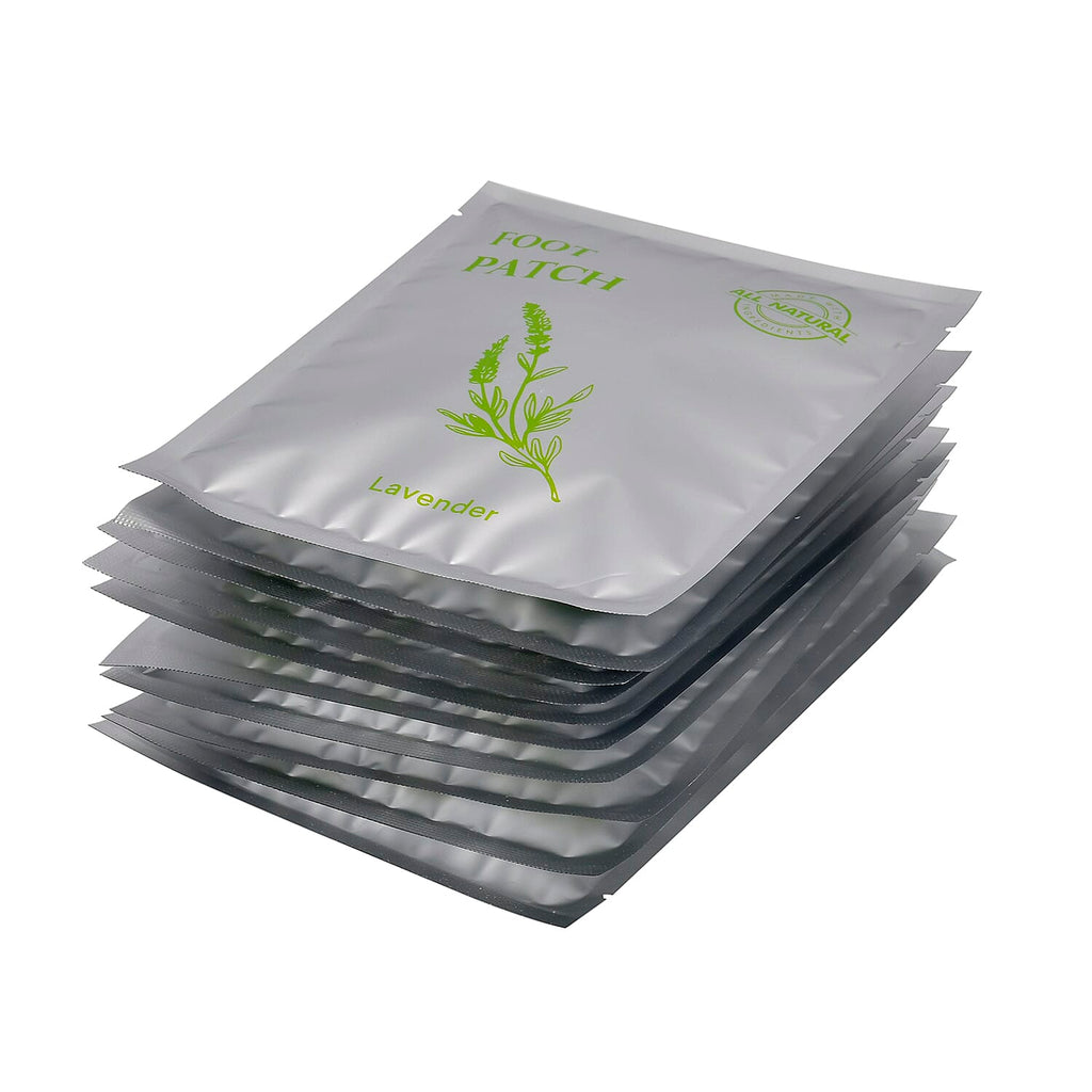 Set of 20 Detox Foot Patches - Lavender & Rose (10pcs each)