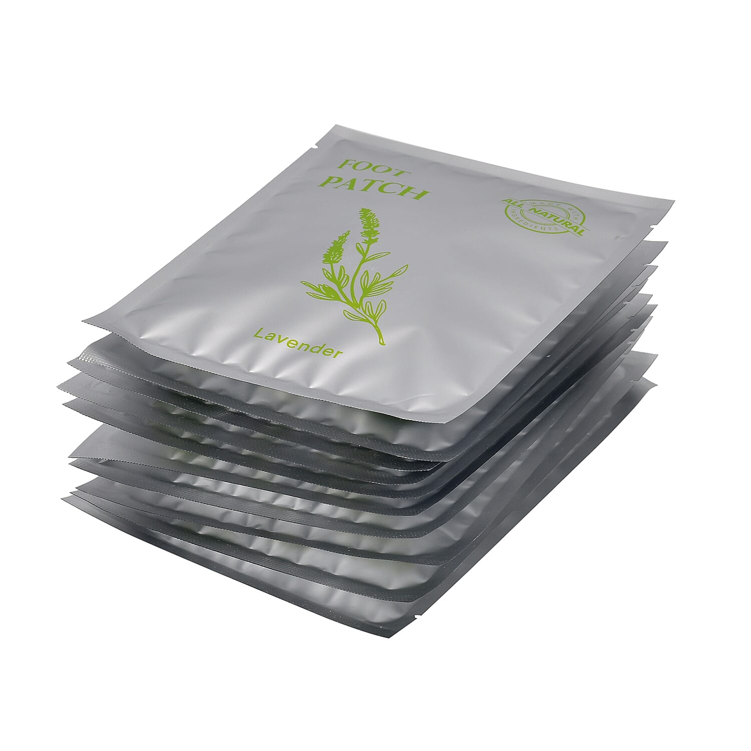 Set of 20 Detox Foot Patches - Lavender & Rose (10pcs each)