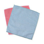 Set of 20 Double Sided Microfibre - Scratch Fibre Multipurpose Cloth (Size 25x25 cm) - Teal - Pink