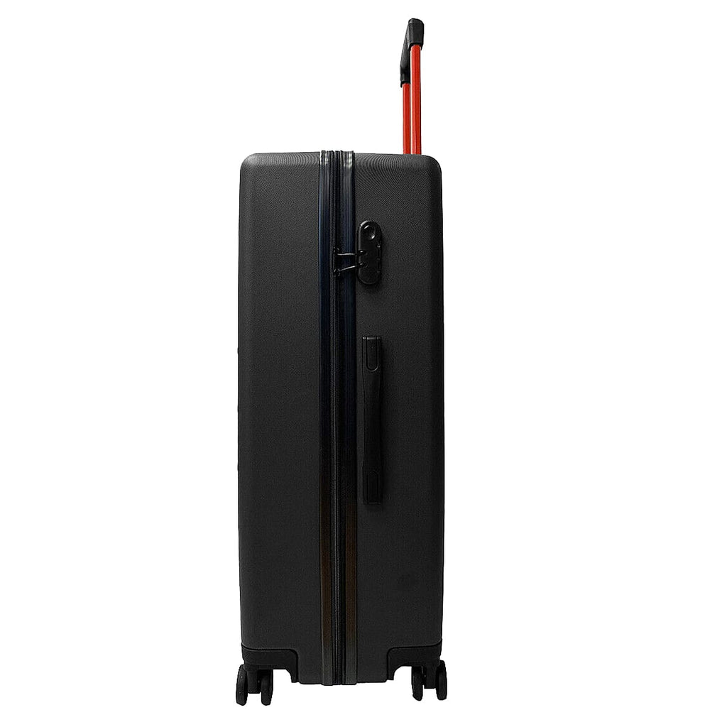 Set of 3 Bordlite Premium Hard Shell Suitcase with 360-Degree Spinning Wheels - Black