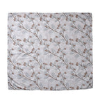 Polyester Printed Duvet Cover (Size 200x1 cm) - Ivory & Ivory