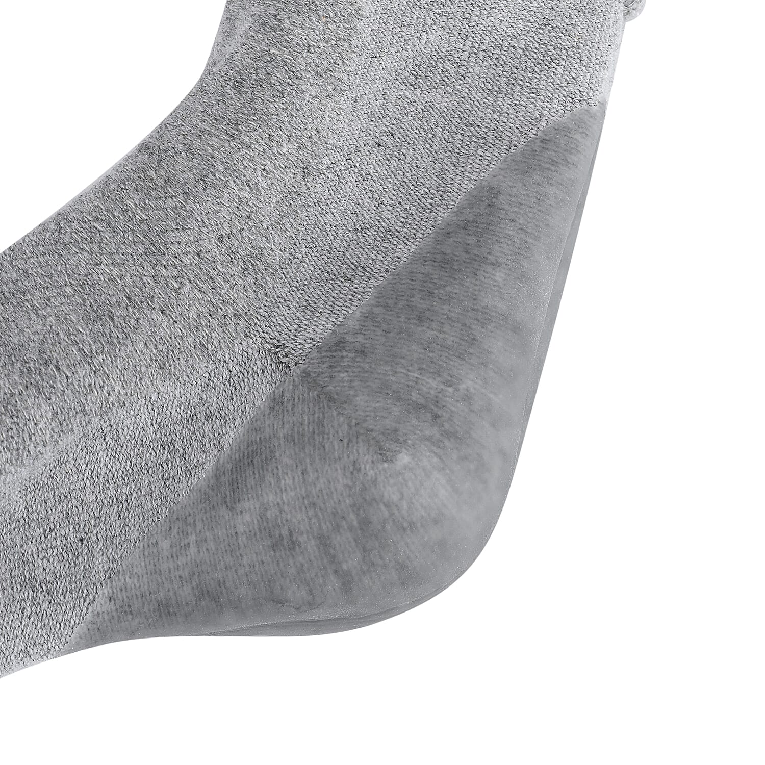 3 Packs Moisturizing Heel Socks (Size 18x1x1 cm) - Grey, Beige & White -  effectively preventing cracked feet and softening dead skin