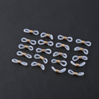 Set of 3 -  Glasses Chain Each with 20 Pcs Rubber (Length-70cm) - Blue-White-Grey