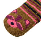 Set of 3 Pairs of Cartoon Themed Pattern Double Layer Socks - Multi