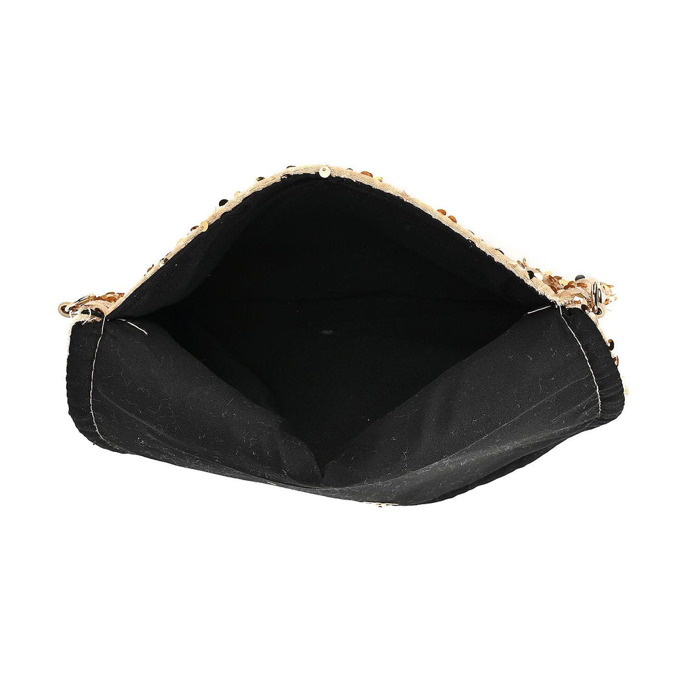 Lowest Ever Price - Set of 3 Sequin Bag (Includes Shoulder Bag, Crossbody Bag - Clutch Bag) - Champagne