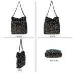 Set of 3 Sequin Bag (Includes Shoulder Bag, Crossbody Bag - Clutch Bag) - Multi
