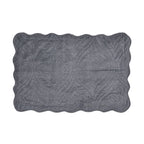 3 Pcs Set Summer Quilt and 2 Pillowcases (Size 200x200 Cm) - Grey