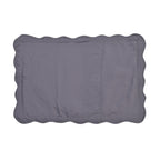 3 Pcs Set Summer Quilt and 2 Pillowcases (Size 200x200 Cm) - Grey