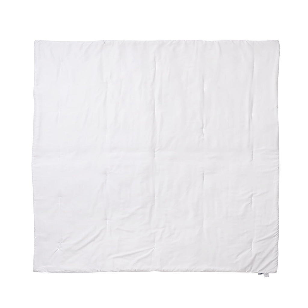 Polyester Patterned Comforter and Duvet (Size 200x1 cm) - White & White