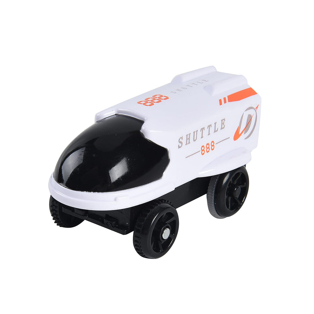 Set of 31 Pcs Track, 1 Car (1xAA Battery Not Inc.) - 2 Spacemen with Outer Space Theme