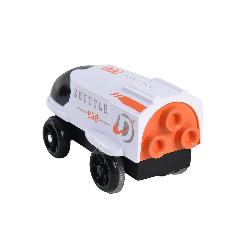 Set of 31 Pcs Track, 1 Car (1xAA Battery Not Inc.) - 2 Spacemen with Outer Space Theme