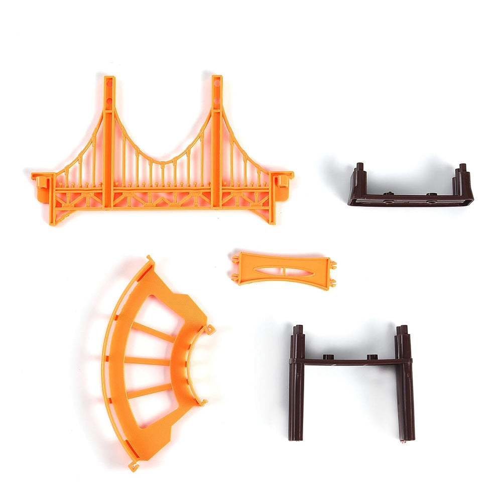 Set of 31 Pcs Track, 1 Car (1xAA Battery Not Inc.) - 2 Spacemen with Outer Space Theme