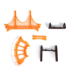 Set of 31 Pcs Track, 1 Car (1xAA Battery Not Inc.) - 2 Spacemen with Outer Space Theme