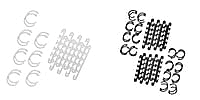 Set of 32 Set of 16 Wonder Space Saving Wrinkle Free Clothes Hanger