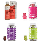 Set of 4 - 3xPurna Gummies with Organic Apple Ciider Vinegar