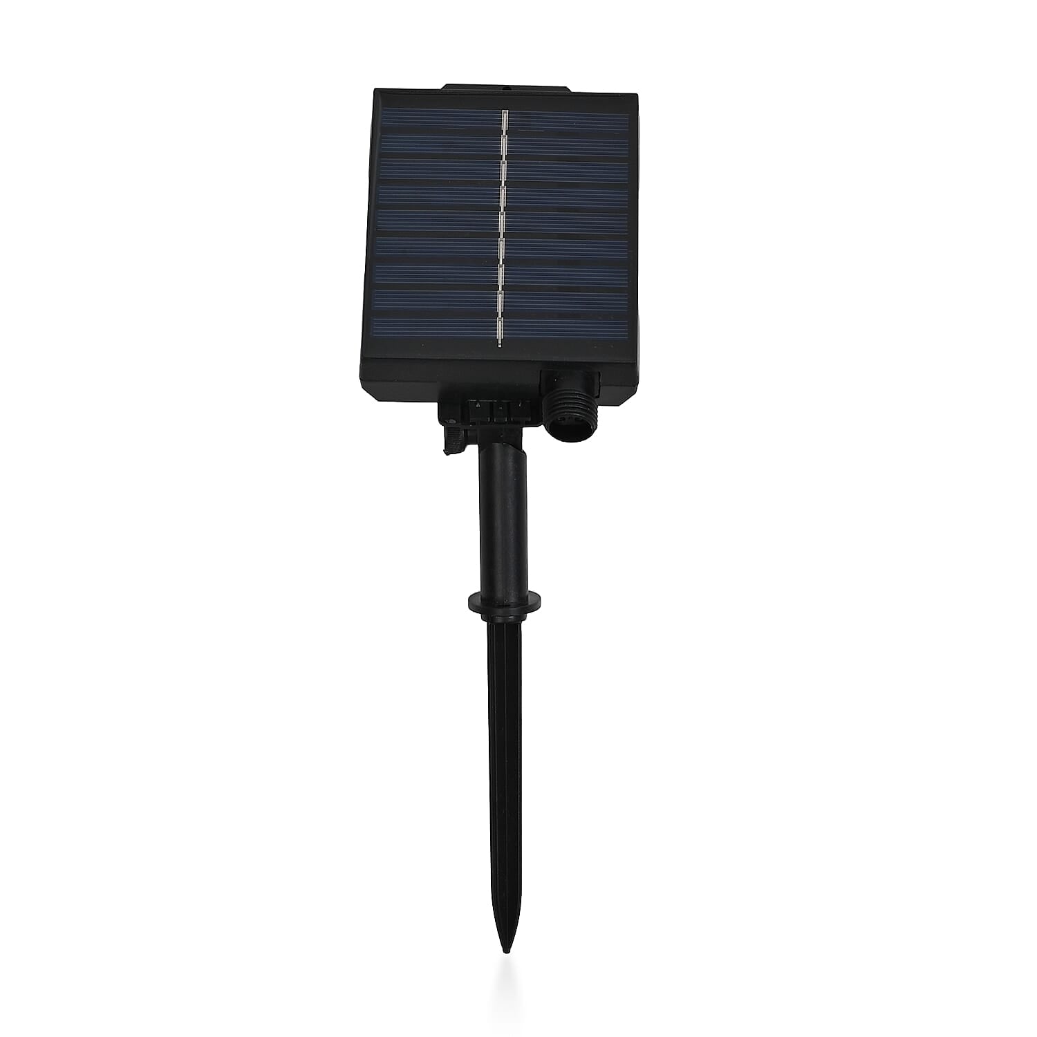 Set of 4 Black Color-Changing Solar Firework Garden Lights with 8 Lighting Modes and Timer
