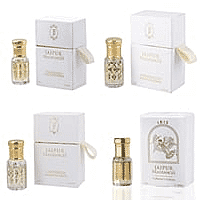 Set of 4 Jaipur Fragrance- 100% Natural Concentrated Perfume - 5ml