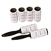Set of 4 Lint Rollers with 6 Refills Easy to Remove Hair, Fluff - Dust from Fabrics