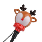 Set of 4 Musical Deer Decorations with Sensor - LED Lighting - Brown