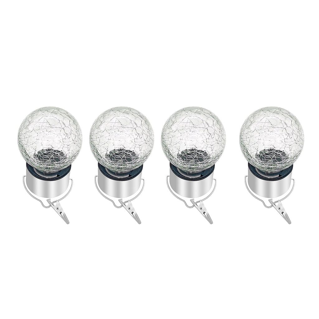 Set of 4 - Solar Garden 7 Colour Changing String Light (6- 8 Hours, 2V-11mAh)