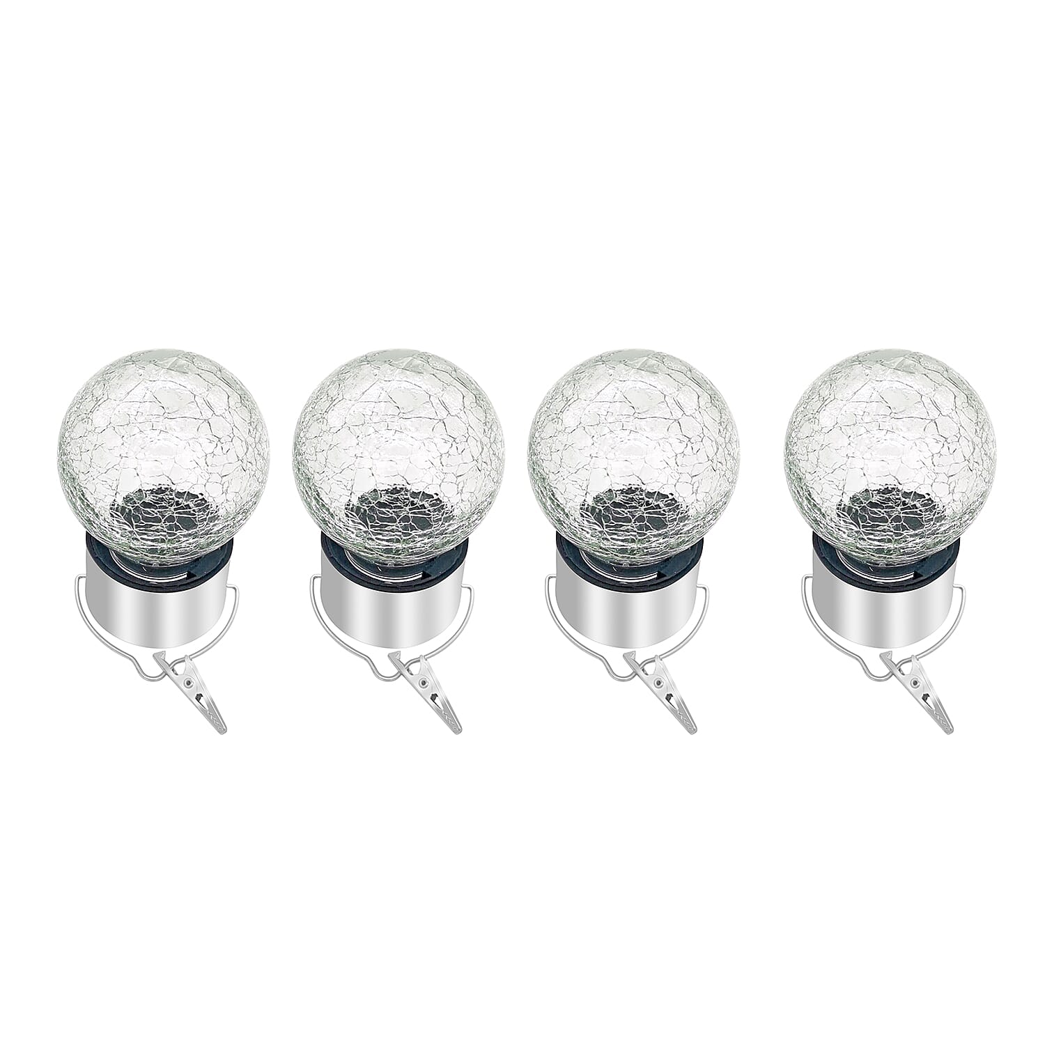 Set of 4 - Solar Garden 7 Colour Changing String Light (6- 8 Hours, 2V-11mAh)
