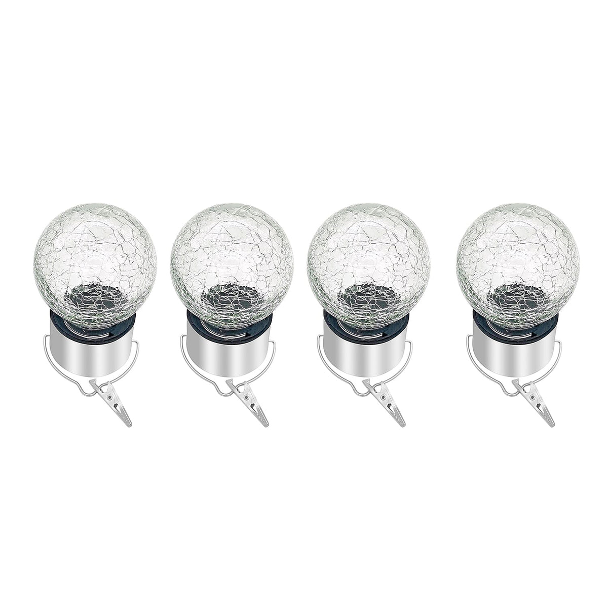 Set of 4 - Solar Garden 7 Colour Changing String Light (6- 8 Hours
