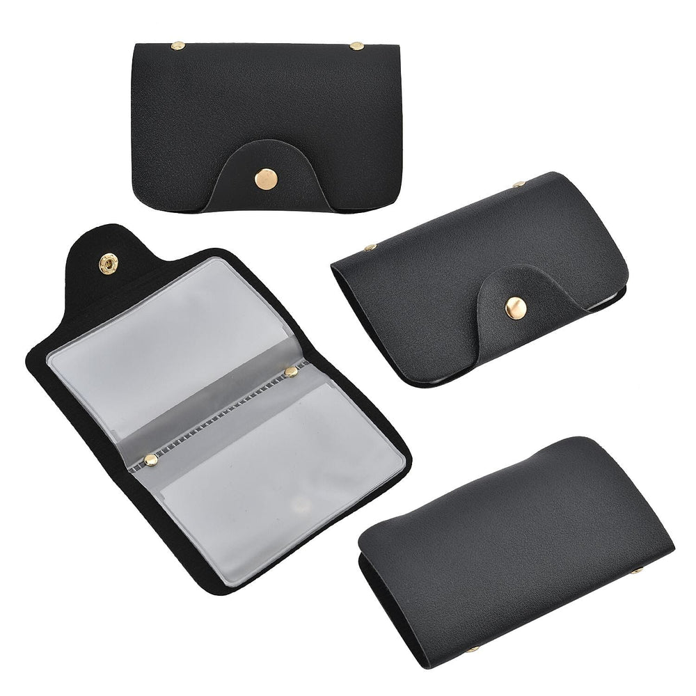 Set of 4 - Tote Bag, Crossbody Bag, Clutch Bag & Wallet - Black
