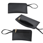 Set of 4 - Tote Bag, Crossbody Bag, Clutch Bag & Wallet - Black